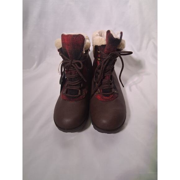 NWT JBU by Jambu Women's Redrock Winter Boots Size 8M Brown Water Resistant - Picture 1 of 7